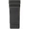 Ekena Millwork 3 1/2"W x 7 1/4"D x 9 1/2"H Bedford Wood Vintage Decor Bracket, Black BKTWD04X07X10BEBL - alternate 2